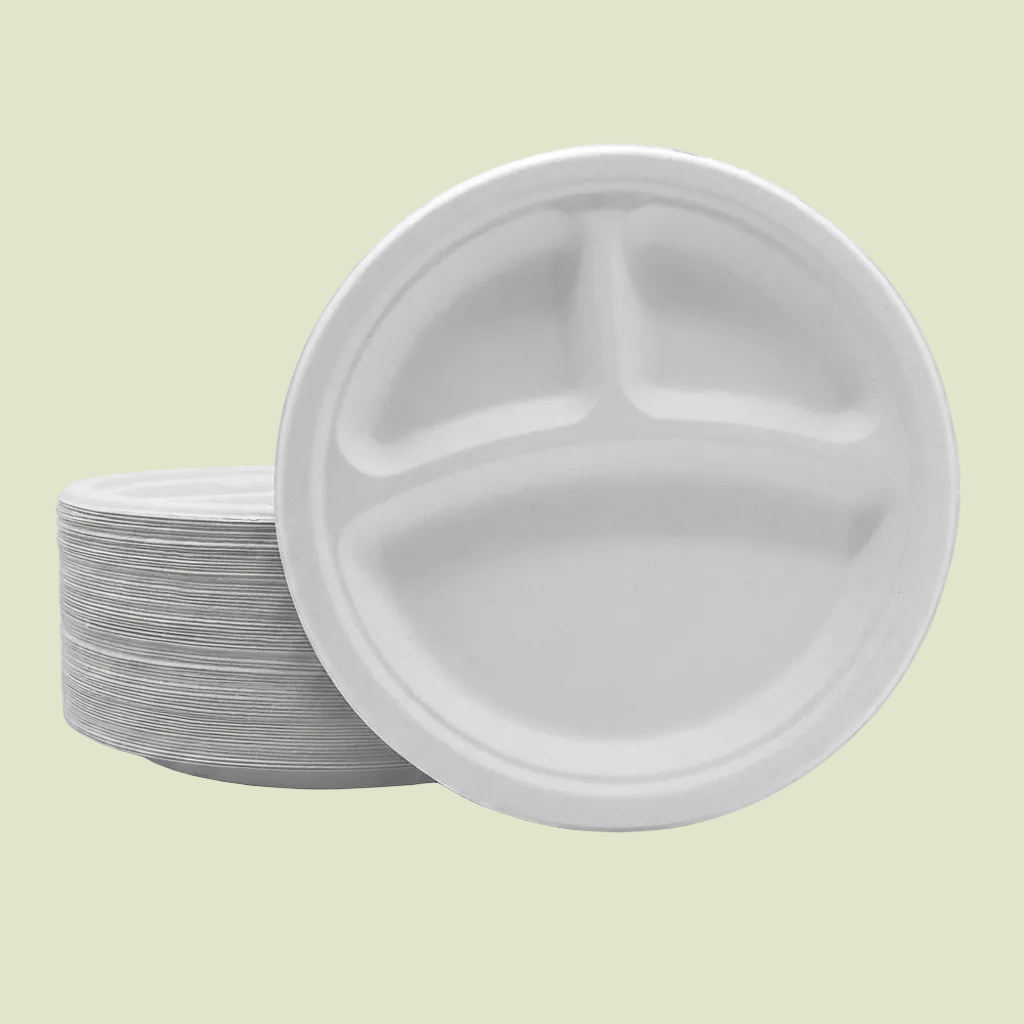 9"*3 Round Plate