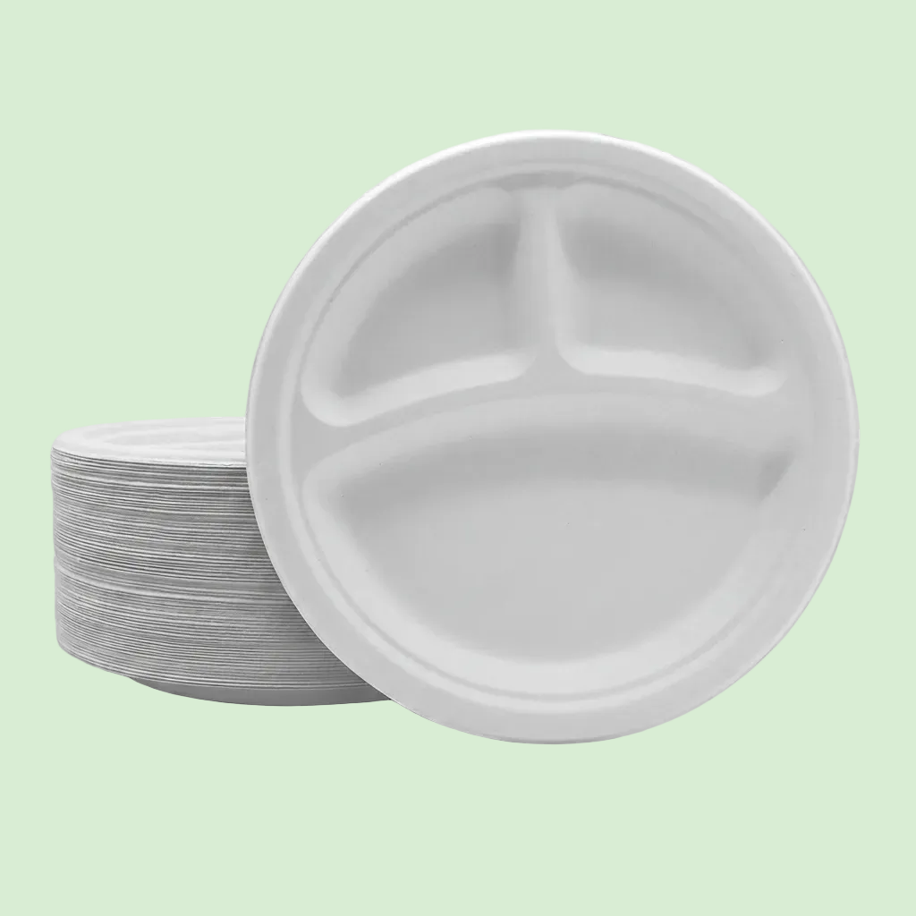 9"*3 Round Plate