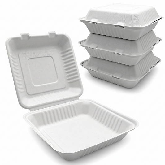 1200ml 8" Clamshell (P)